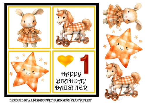 HAPPY BIRTHDAY DAUGHTER 1 TODAY