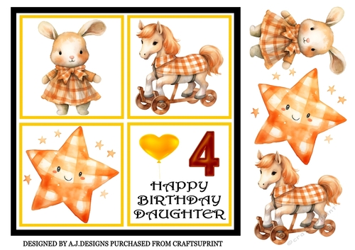 HAPPY BIRTHDAY DAUGHTER 4 TODAY