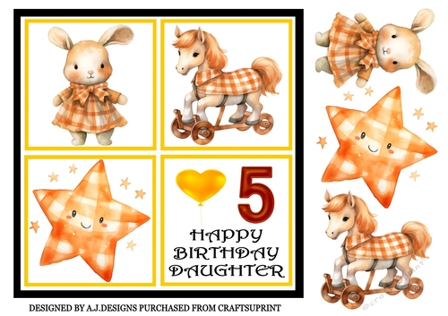 HAPPY BIRTHDAY DAUGHTER 5 TODAY