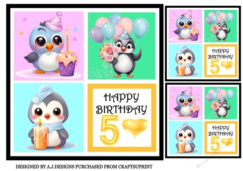 HAPPY BIRTHDAY PENGUINS 5 TODAY