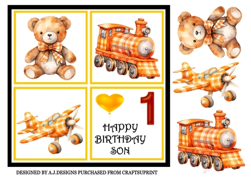HAPPY BIRTHDAY SON TOYS 1 TODAY