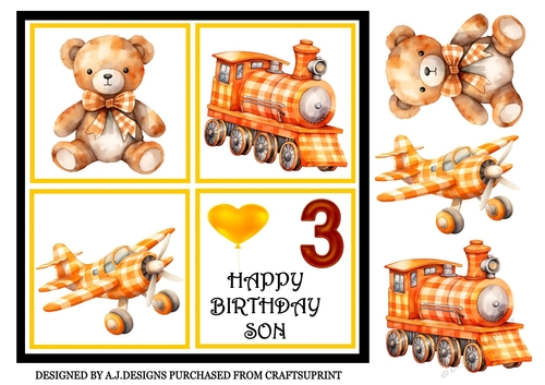 HAPPY BIRTHDAY SON TOYS 3 TODAY
