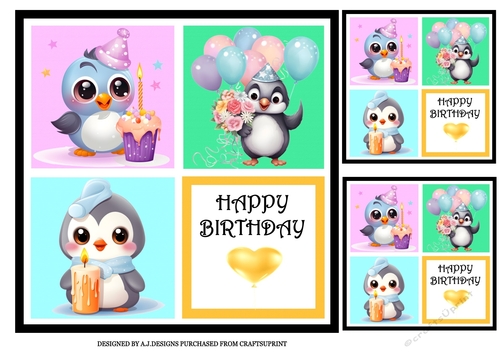 HAPPY BIRTHDAY PENGUINS 