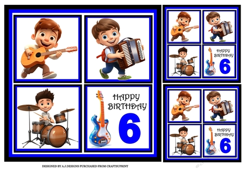 BOY HAPPY BIRTHDAY 6