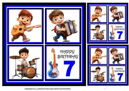BOY HAPPY BIRTHDAY 7