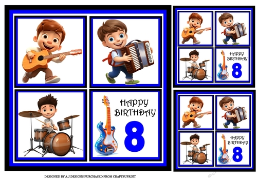BOY HAPPY BIRTHDAY 8