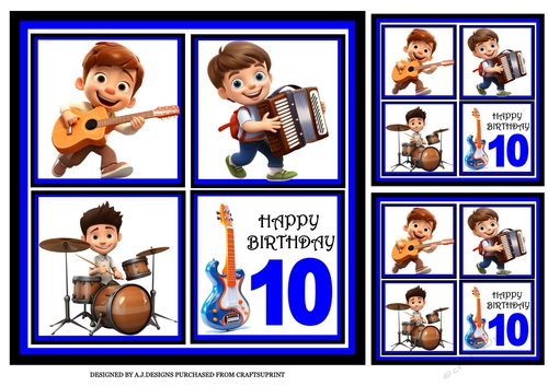BOY HAPPY BIRTHDAY 10
