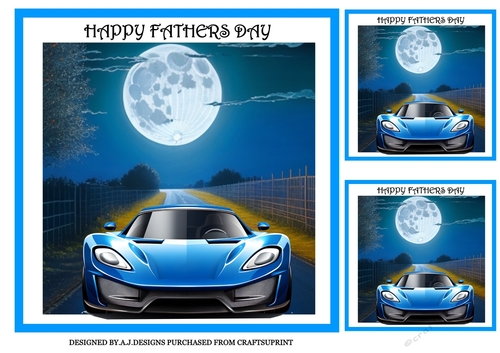 HAPPY FATHERS DAY CAR