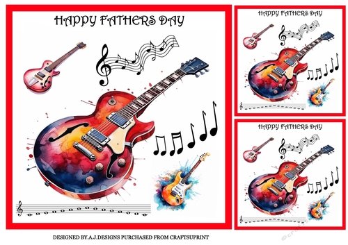 HAPPY FATHERS DAY GUITARS