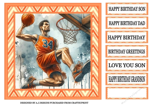HAPPY BIRTHDAY BASKETBALL