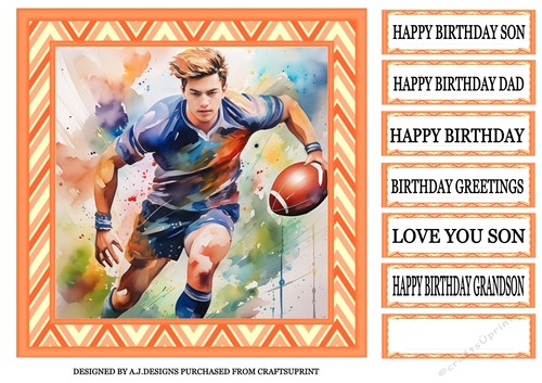 HAPPY BIRTHDAY RUGBY