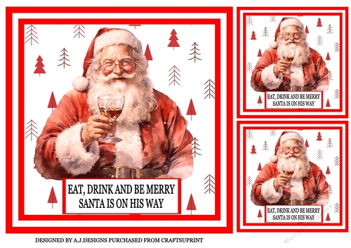 EAT DRINK AND BE MERRY