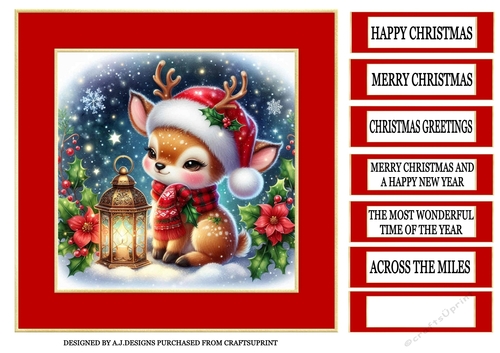 CHRISTMAS DEER