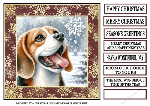 CHRISTMAS PUPPY
