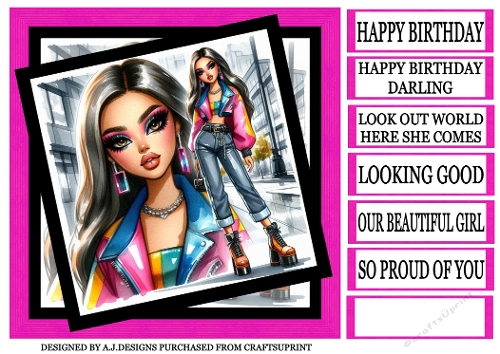 TEEN BIRTHDAY FEMALE 1 A