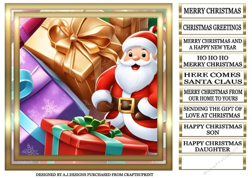 SANTA AND GIFTS 1