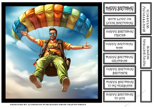 PARACHUTE BIRTHDAY