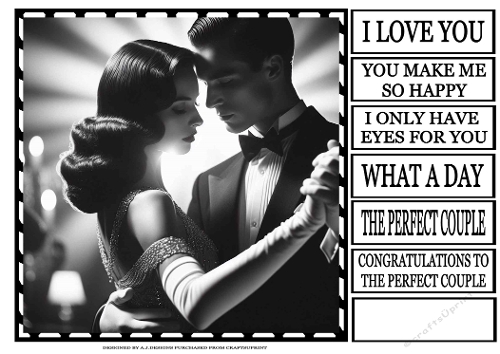 CONGRATULATIONS TO THE PERFECT COUPLE 1