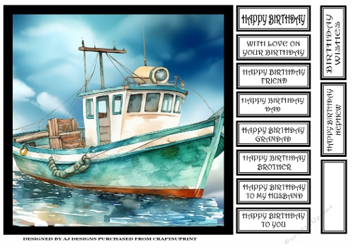 BIRTHDAY BOAT SCENE