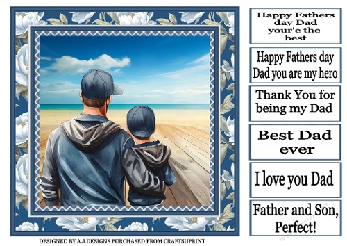 FATHERS DAY BEST DAD EVER 