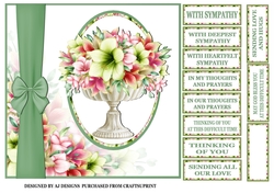 AMARYLIS PLANTER SYMPATHY 