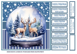 DEER IN SNOWGLOBE
