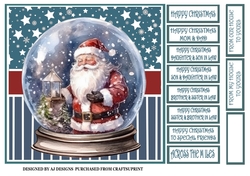 SANTA IN A SNOWGLOBE 2