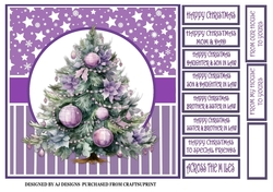 PURPLE CHRISTMAS TREE