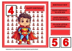 BIRTHDAY SUPERSTAR BOY