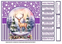 DEER IN SNOWGLOBE 1