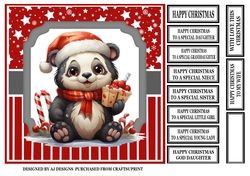 PANDA WITH GIFTS