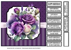 PURPLE ROSES