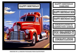 HAPPY BIRTHDAY TRUCKER