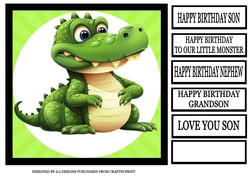 HAPPY BIRTHDAY LITTLE MONSTER