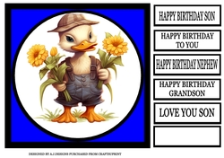 HAPPY BIRTHDAY SON DUCK