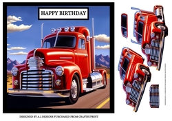 HAPPY BIRTHDAY TRUCKER KIT