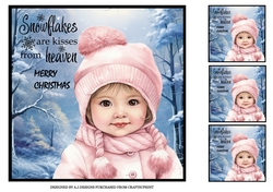 SNOWFLAKES-MERRY CHRISTMAS