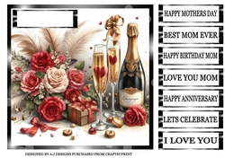 CHAMPAGNE CHOCOLATE FLOWERS 2