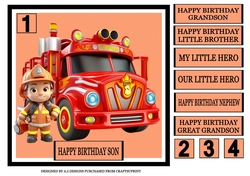 SON BIRTHDAY FIREFIGHTER 1