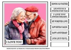 I LOVE YOU ELDERLY COUPLE