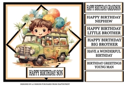 BIRTHDAY SAFARI VAN