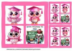 WITH THANKS TO THE BEST TEACHER EVER PINK