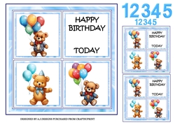 HAPPY BIRTHDAY CUTE BEARS