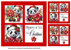 1 CHRISTMAS PANDA