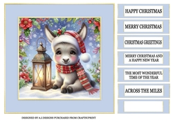 CHRISTMAS DONKEY 1