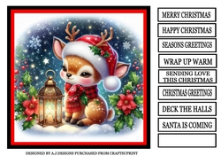 CUTE CHRISTMAS DEER