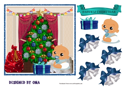 BABY BOY 1ST CHRISTMAS