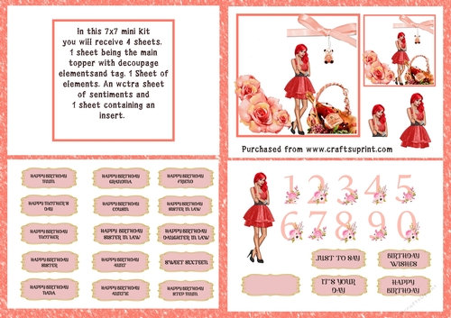 FEMALE AGE CARD
