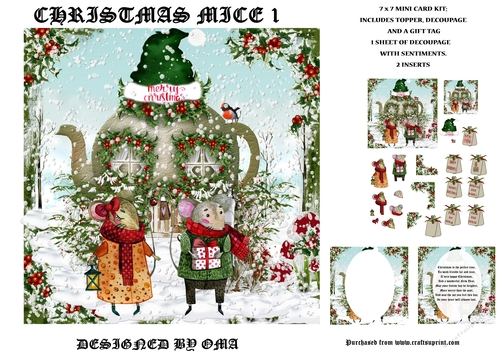 CHRISTMAS MICE 1