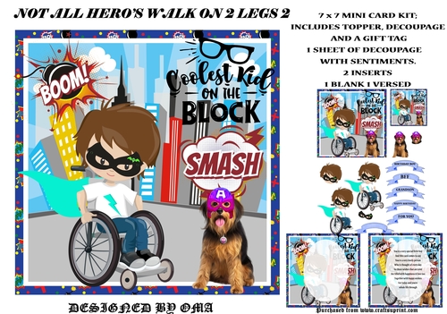 NOT ALL HEROS WALK ON 2 LEGS  BOY 2